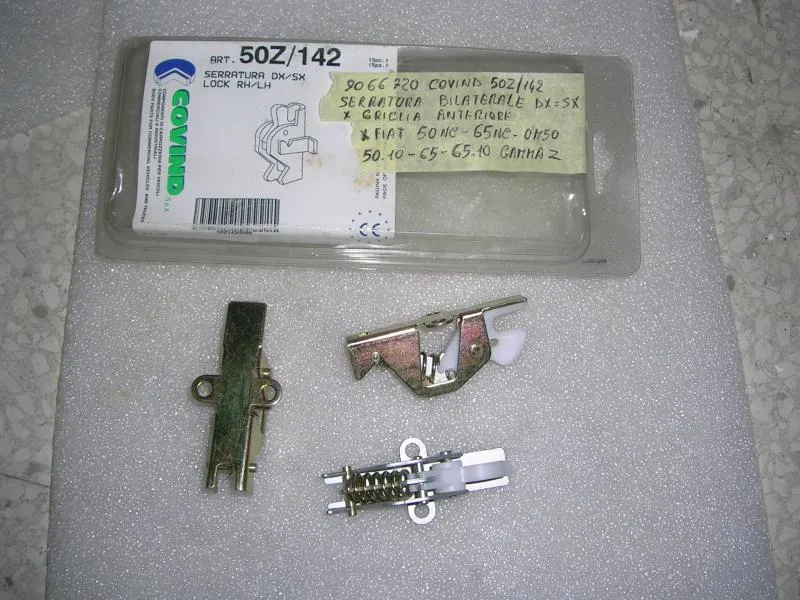 Serratura Griglia Anteriore Destra= Sinistra Fiat 50Nc, Om50, Om65, Gamma Zeta