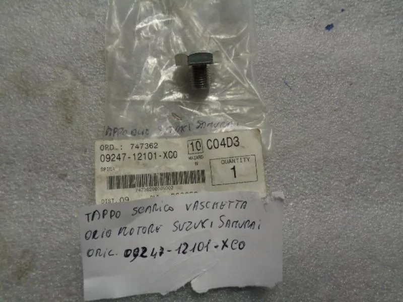 Tappo Scarico Olio Motore Suzuki Samurai
