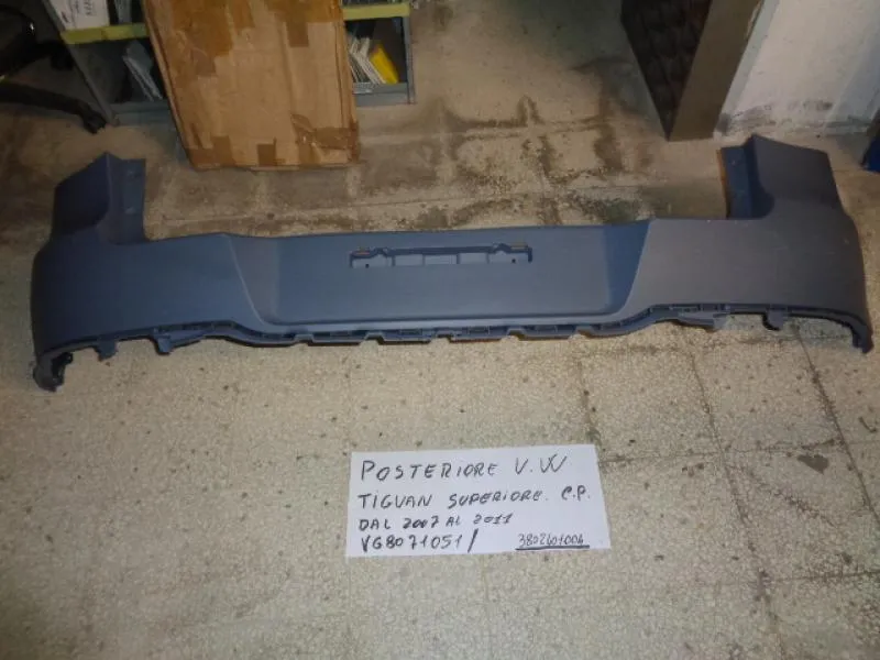 Paraurti Posteriore Superiore Da Verniciare Volkswagen Tiguan 2007-2011