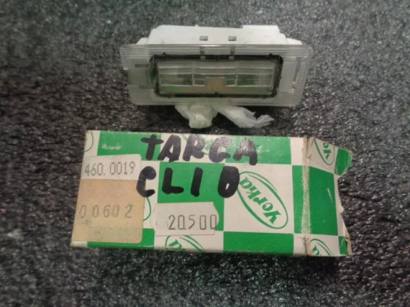Fanalino Targa Renault Clio 1990-1994