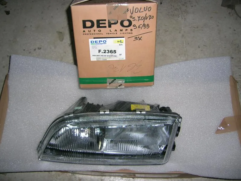 Proiettore Sinistro  Volvo S70/V70 Dal 1996 Al 1999