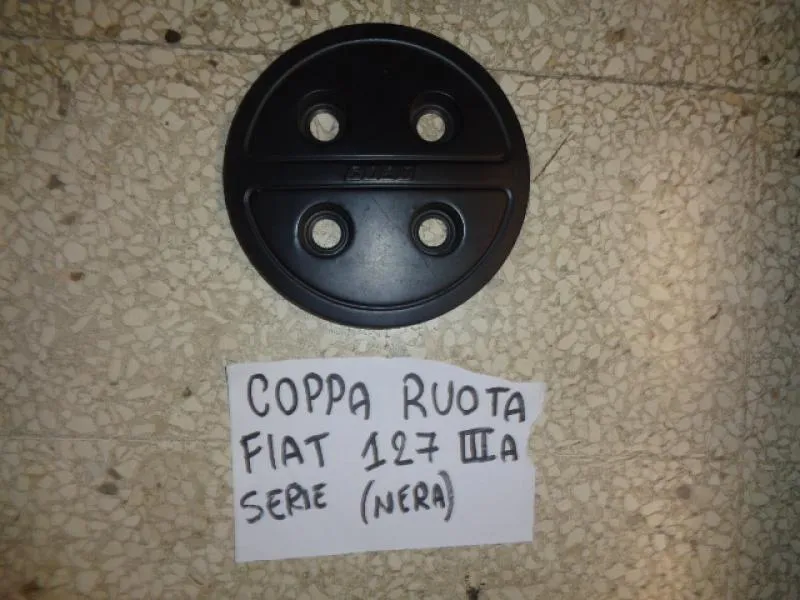 Coppa Ruota Nera Fiat 127 3^ Serie