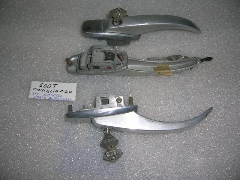 Maniglia Destra Nasello Picvollo In Alluminio Fiat 600T