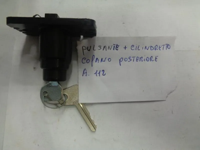 Pulsante Piu Cilindretto Cofano Posteriore Autobianchi A 112
