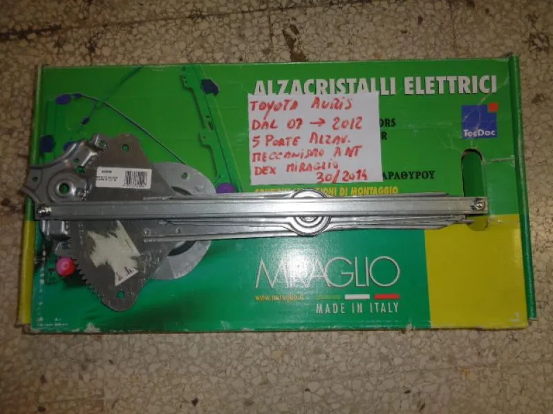 Meccanismo Anteriore Destro Toyota Auris 2007-2012 5 Porte