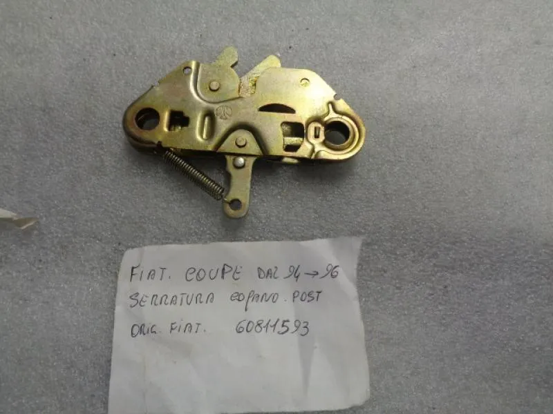 Serratura Cofano Posteriore Fiat Coupè Dal 1994-1996