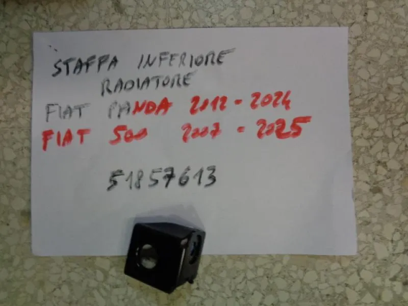 Staffa Inferiore Radiatore Fiat Panda 2012-2024, Fiat 500 2007-2015