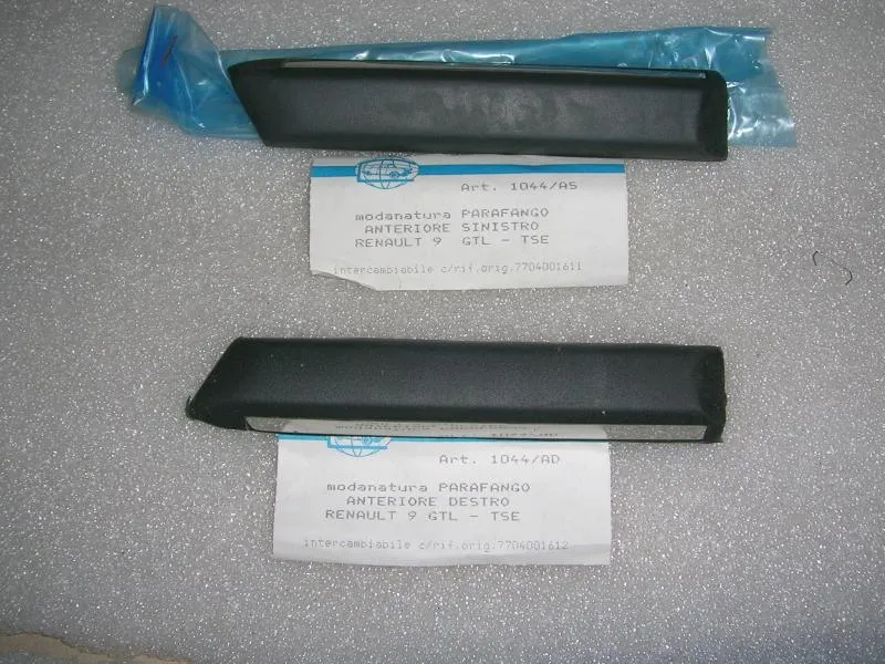 Modanatura Parafango Ant Dx e Sx Renault 9 GTL-TSE