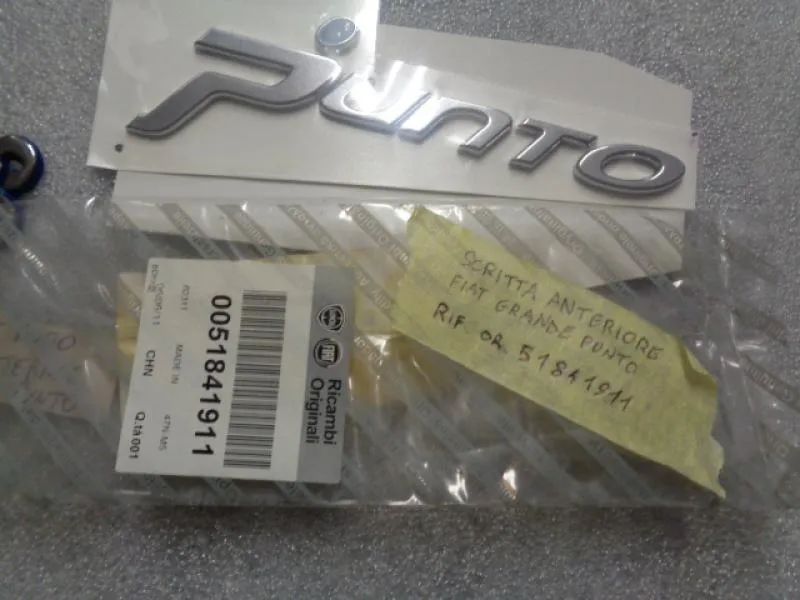 Scritta Anteriore Fiat Grande Punto