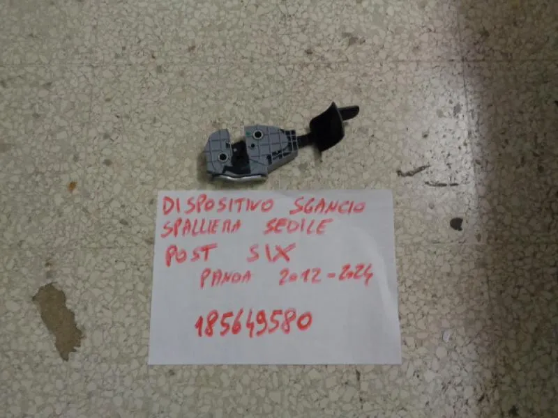 Dispositivo Sgancio Spalliera Sedile Posteriore Sinistra Fiat Panda 2012-2024