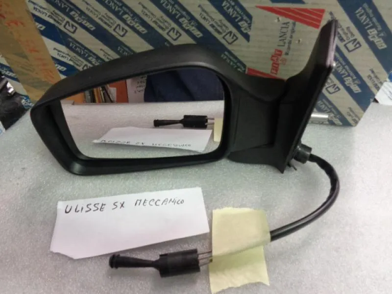 Specchio Retrovisore Sinistro Meccanico Nero Fiat Ulysse, Citroen Evasion, Peugeot 806, Lancia Zeta 1994-2002