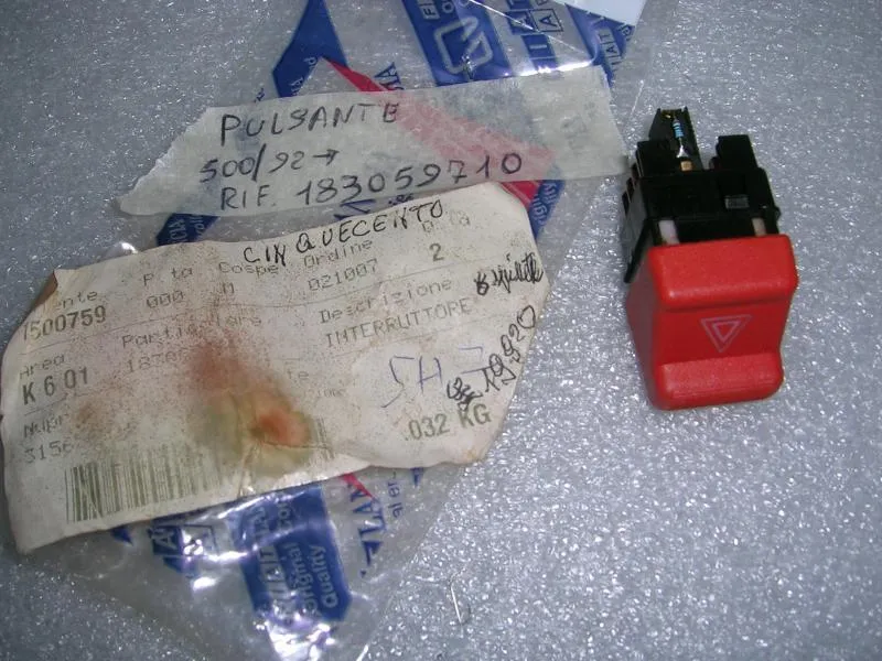 Pulsante 4 Frecce Fiat Cinquecento 1992-1998