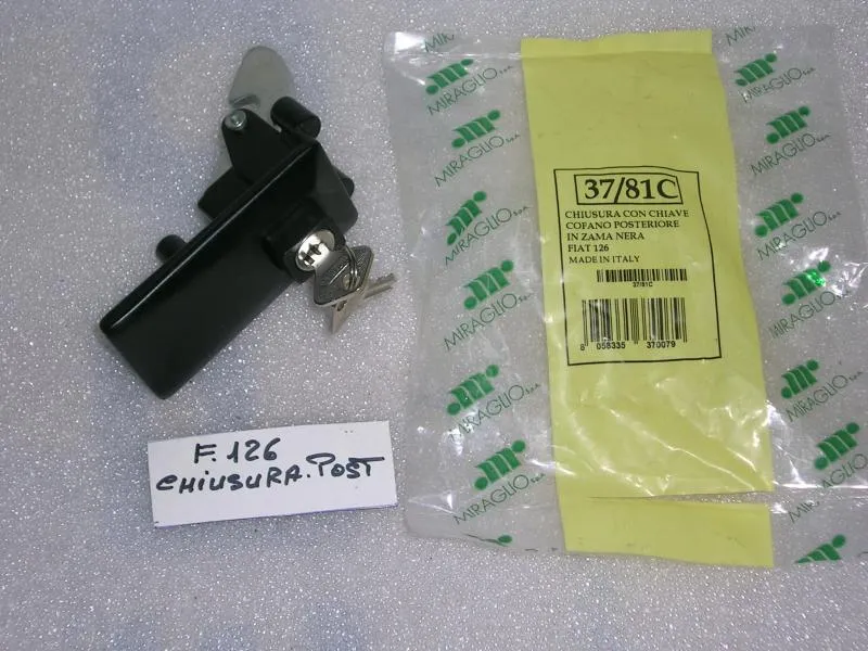 Chiusura Cofano Posteriore Fiat 126