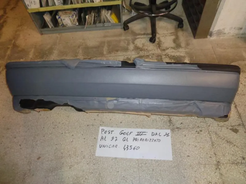Paraurti Posteriore Da Verniciare Volkswagen Golf Mk3 1991-1997
