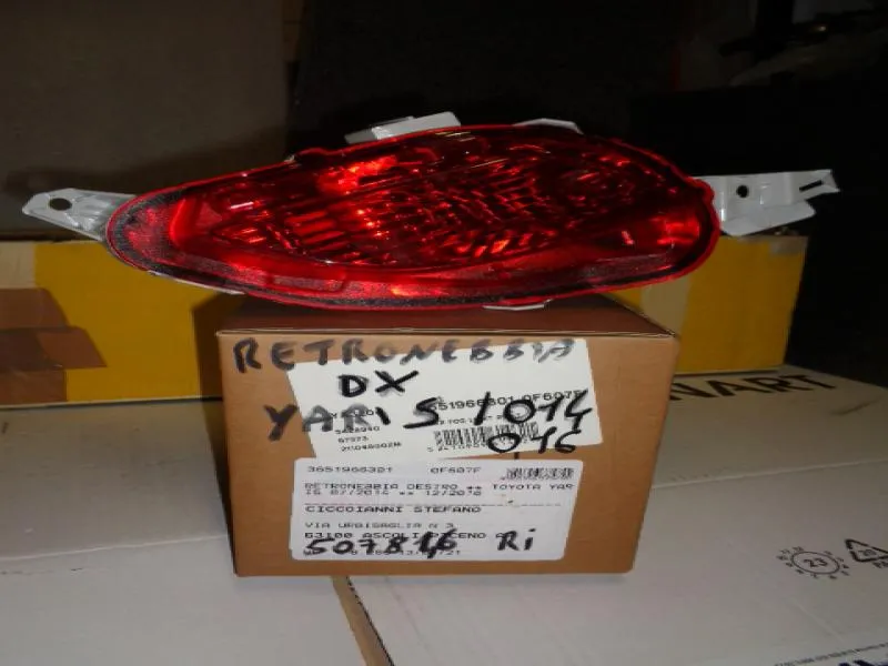 Retronebbia Destro Toyota Yaris Dal 2014 Al 2016
