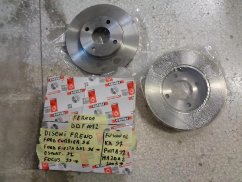 Dischi Freno Ford Fiesta, Courier, Escort, Focus,Fusion, ka, Mazda 3