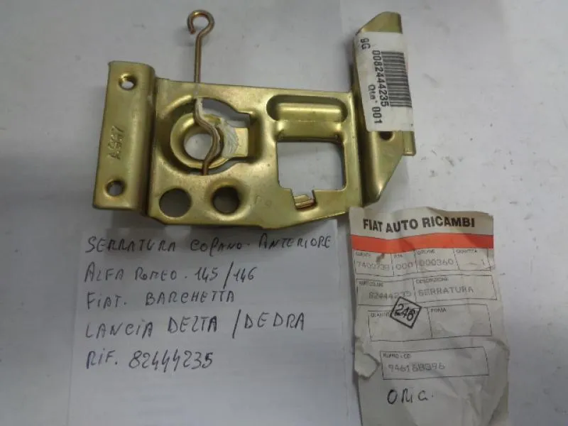 Serratura Cofano Anteriore Alfa Romeo 145 /146 / Fiat Barchetta / Lancia Delta -Dedra