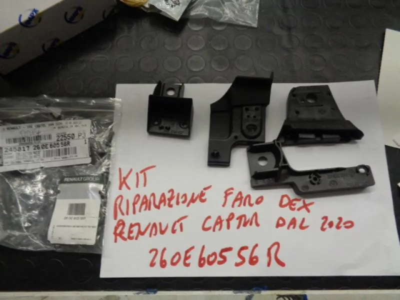 Kit Riparazione Faro Anteriore Destro Renault Captur 2020>