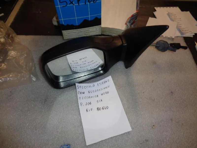 Specchio Esterno Sinistro Regolazione Meccanica Peugeot 106