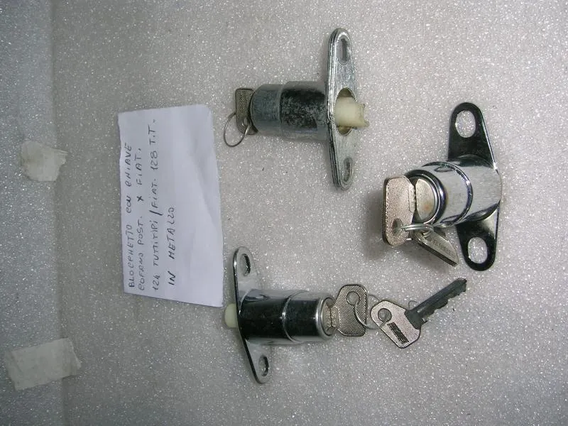 Blocchetto Chiusura Con Chiave Cofano Posteriore Fiat 124-128