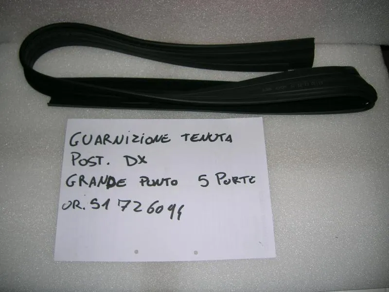 Guarnizione Vetro Scendente Porta Posteriore Destra Fiat Grande Punto 5 Porte