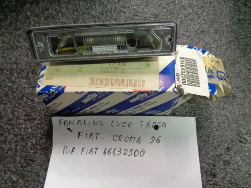 Fanalino Targa Fiat Croma 1990-1996