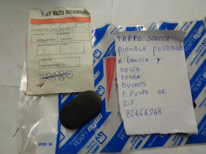 Tappo Scocca Pianale Posteriore Lancia Y - Delta - Dedra - Fiat Ducato - Punto