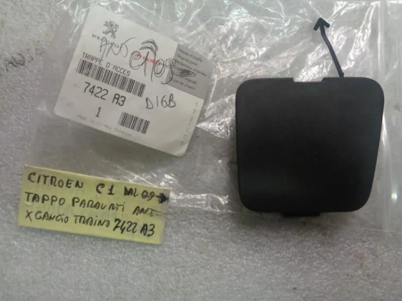 Tappo Paraurti Anteriore Per Gancio Traino Citroen C1 2009>