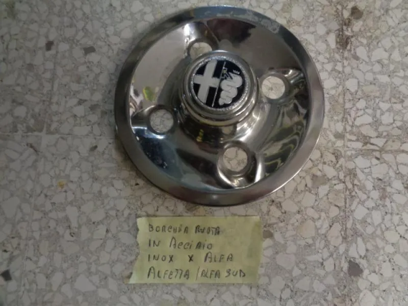Borchia Ruota In Acciaio Inox Per Alfa Sud,Alfetta