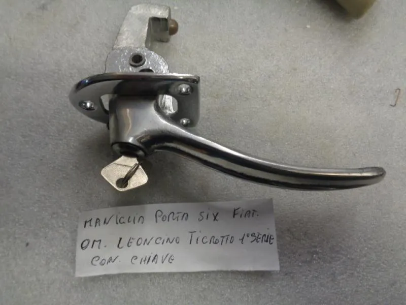 Maniglia Porta Sinistra Fiat Om Leoncino Tigrotto Prima Serie Con Chiave