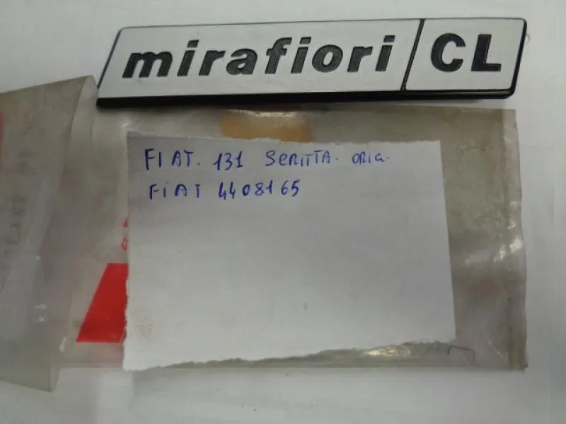 Scritta Fiat 131 - Mirafiori Cl