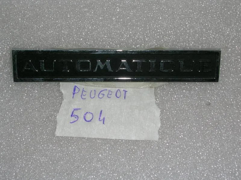 Scritta Automatique Peugeot 504