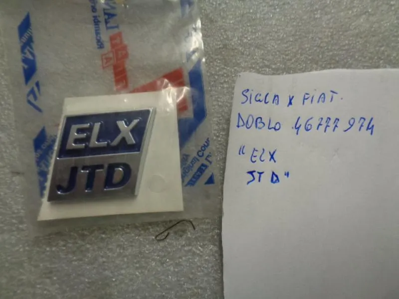 Sigla Posteriore Elx Jtd Fiat Doblò 2000-2004