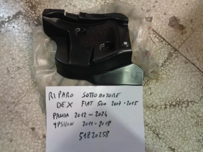 Riparo Sottomotore Anteriore Destro Fiat 500 2007-2015,Panda 2012-2024,Ypsilon 2011-2018