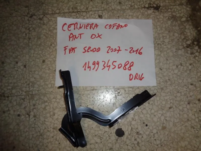 Cerniera Cofano Anteriore Destra Fiat Scudo 2007-2016