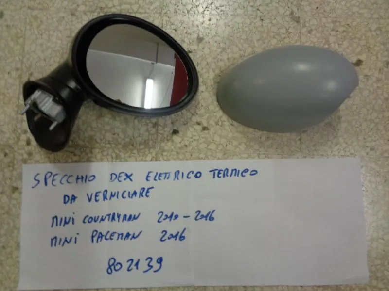 Specchio Retrovisore Elettrico Termico Destro Mini Countryman 2010-2016, Mini Paceman 2016