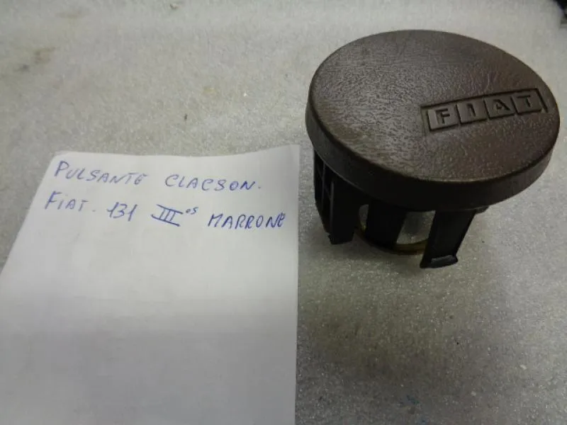 Pulsante Clacson Fiat 131 Terza Serie Marrone