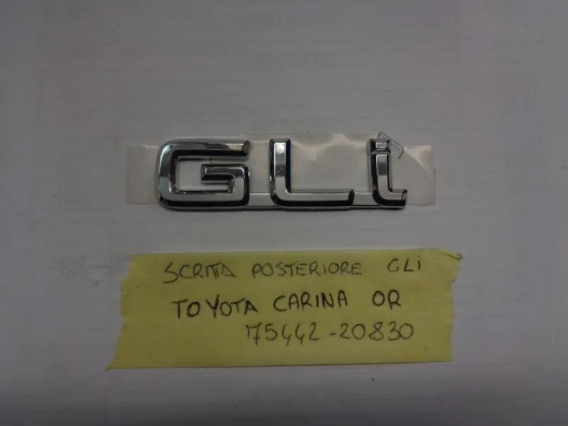 Scritta Posteriore Gli Toyota Carina