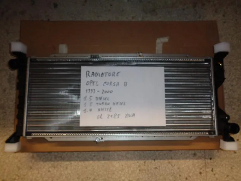 Radiatore Opel Corsa B 1.5Diesel / 1.5 Turbo Diesel / 1.7 Diesel  Dal 1993 Al 2000