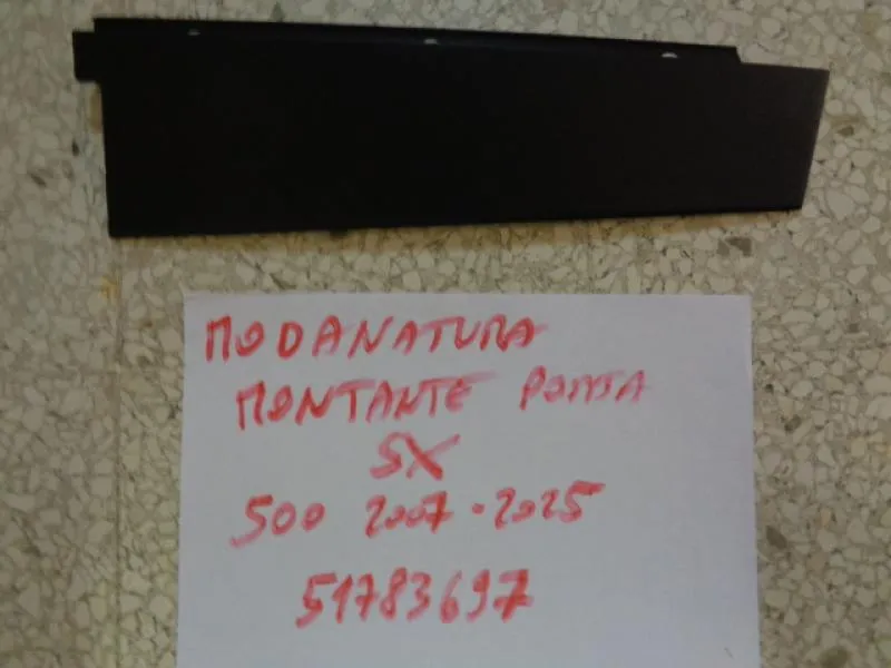 Modanatura Montante Porta Sinistra Fiat 500 2007-2025