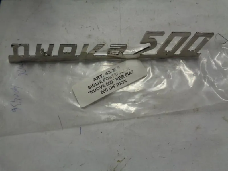 Scritta Posteriore Per Fiat Nuova 500 / Fiat 500 D/F