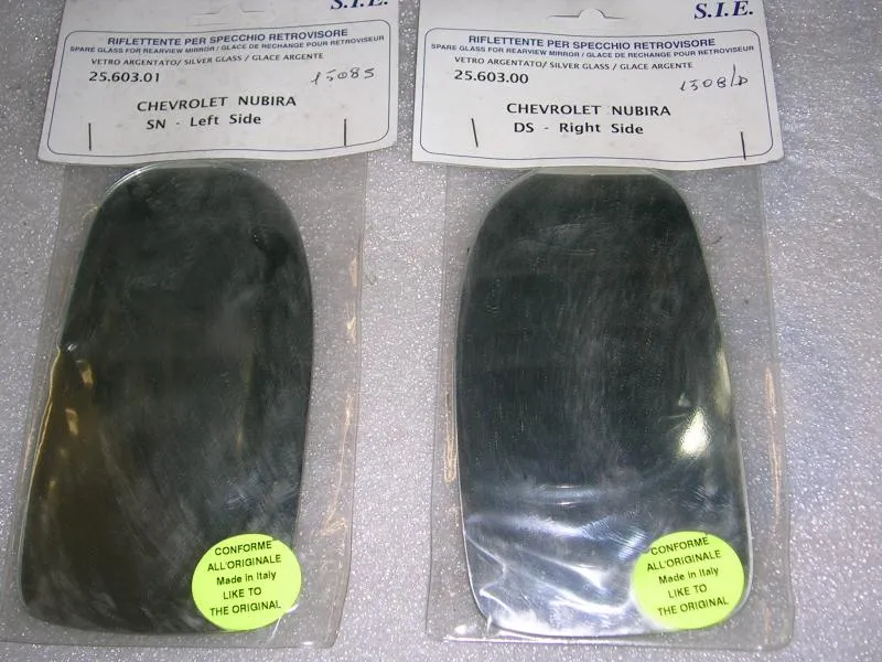 Vetrino Specchio Retrovisore Dx e Sx Chevrolet Nubira