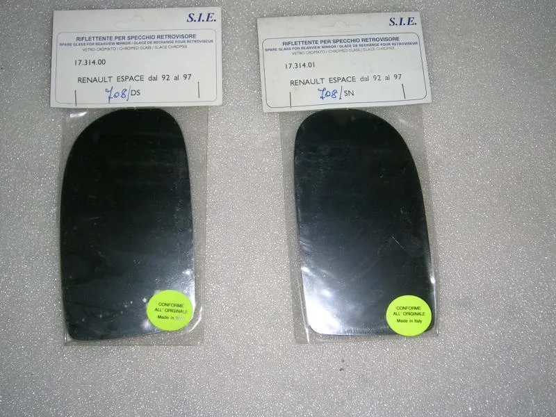 Vetrino Specchio Retrovisore Dx e Sx Renault Espace '92-97