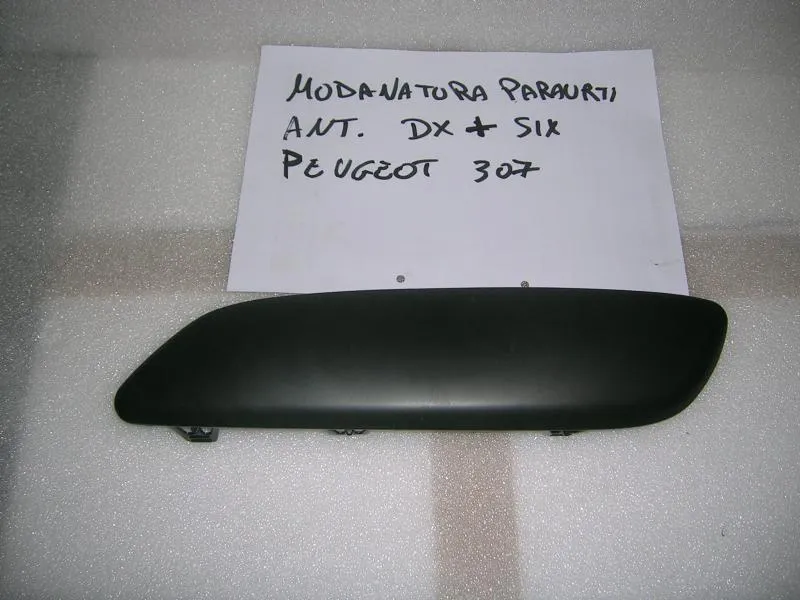 Modanatura Anteriore Esterna Sinistra Nera Peugeot 307 Dal 2005