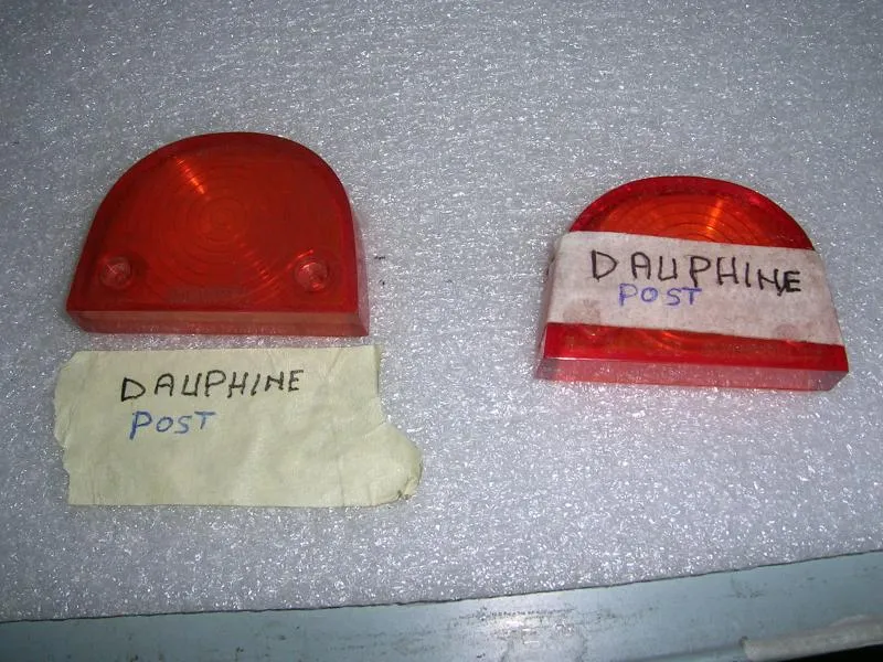 Fanalino Post. Alfa Romeo Dauphine
