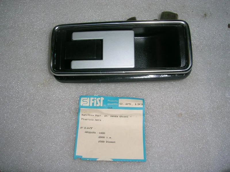 Maniglia Posteriore Destra Con Chiavi In Plastica Nere Fiat Argenta