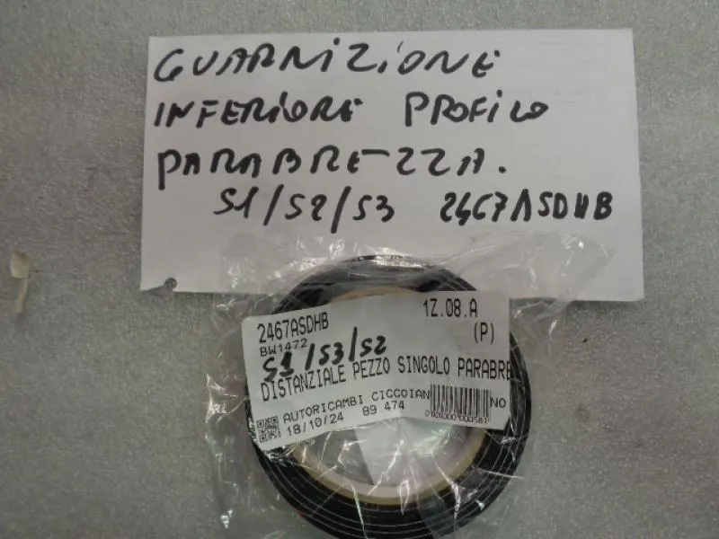 Guarnizione Inferiore Profilo Parabrezza Bmw Serie 1,Serie 2,Serie 3