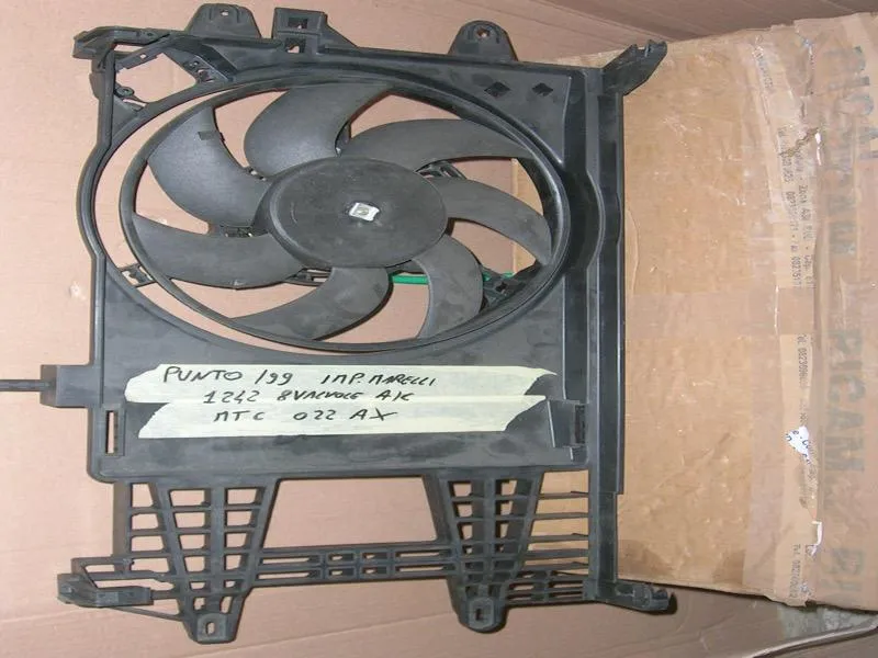 Elettroventola Fiat Punto 188 1999 -2010 1242cc  8 Valvole
