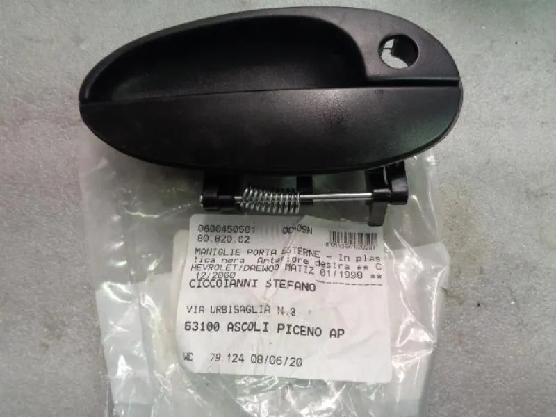Maniglia Porta Esterna Anteriore Destra Chevrolet/ Daewoo Matiz 1998-2004 5 Porte