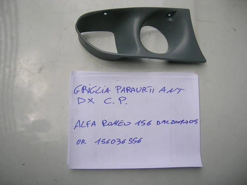 Cornice Fendinebbia Destra Alfa Romeo 156 2001-2005